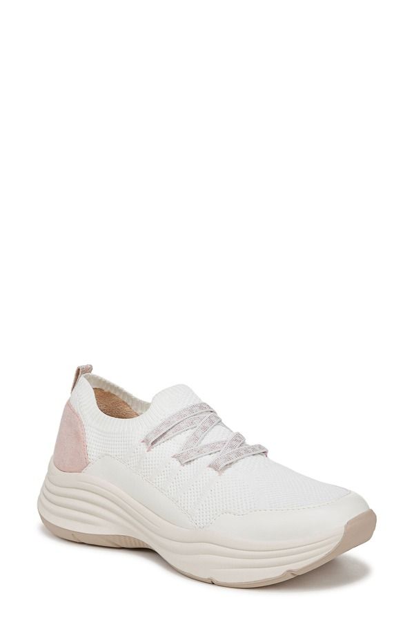 ライフストライド レディース シューズ スニーカー LifeStride Impact Slipon Sneaker White Knit ホワイト
