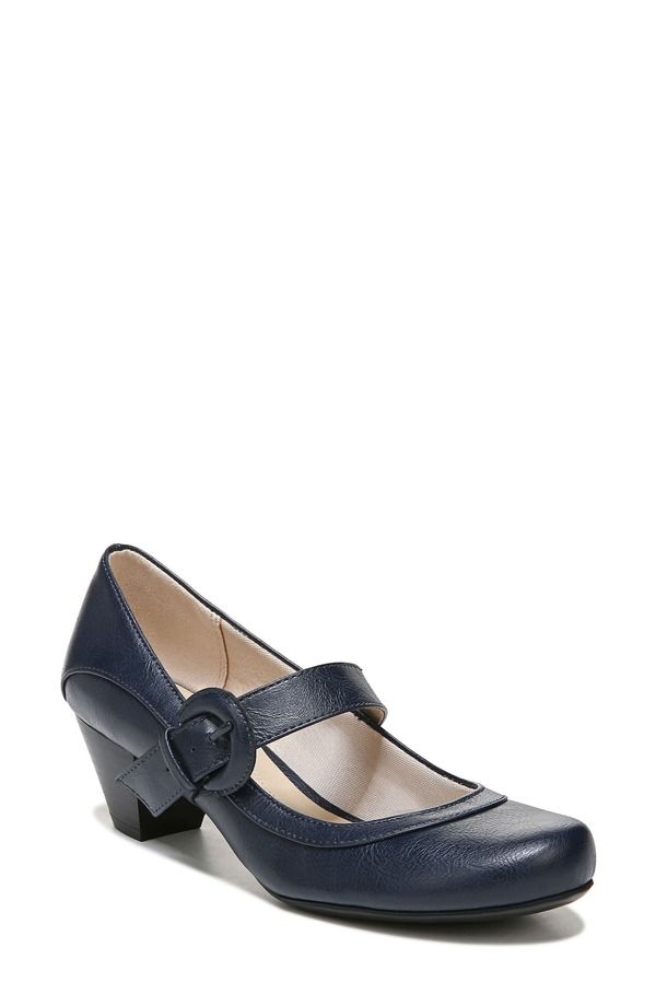 ライフストライド レディース シューズ ヒール LifeStride Rozz Mary Jane Pump Wide Width Available Navy ネイビー