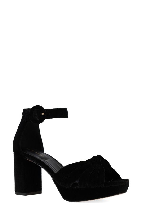 ペレモーダ レディース シューズ ヒール プラットフォーム サンダル アンクル Pelle Modanesankle Straplatform Sandal Black ブラック