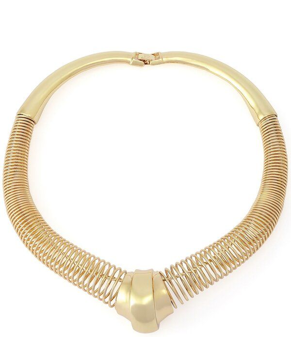 ロバート リー モーリス レディース アクセサリー ネックレス・チョーカー レース Robert Lee Morrisoho Coiled Wire Collar Necklace Shiny