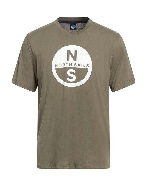 ノースセール メンズ トップス Tシャツ NORTH SAILS Military Green グリーン
