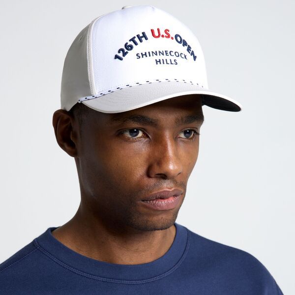 ウォルターヘーゲン メンズ アクセサリー 帽子 2026 US Open Walter Hagen Mid Profile 5 Panel Script Hat WhiteLight Khaki ホワ