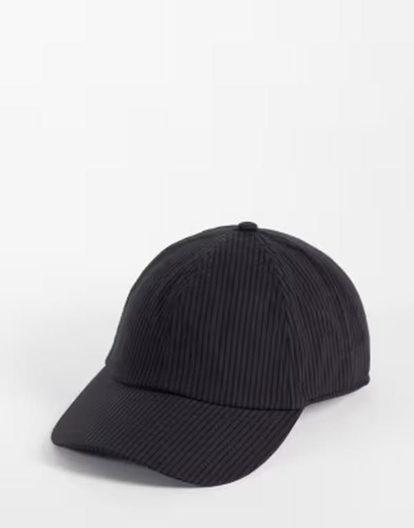 ジャック アンド ジョーンズ メンズ アクセサリー 帽子 キャップ Jack Joneseersucker striped cap Black ブラック 7,004円