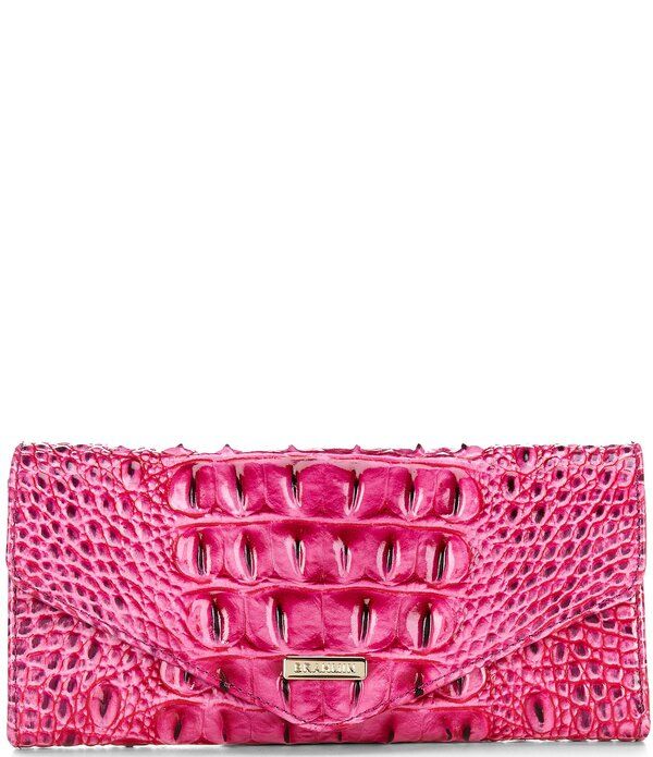 ブランミン レディース アクセサリー 財布 BRAHMIN Melbourne Collection Anchor Veronica Wallet Electric Fuchsia フューシャ