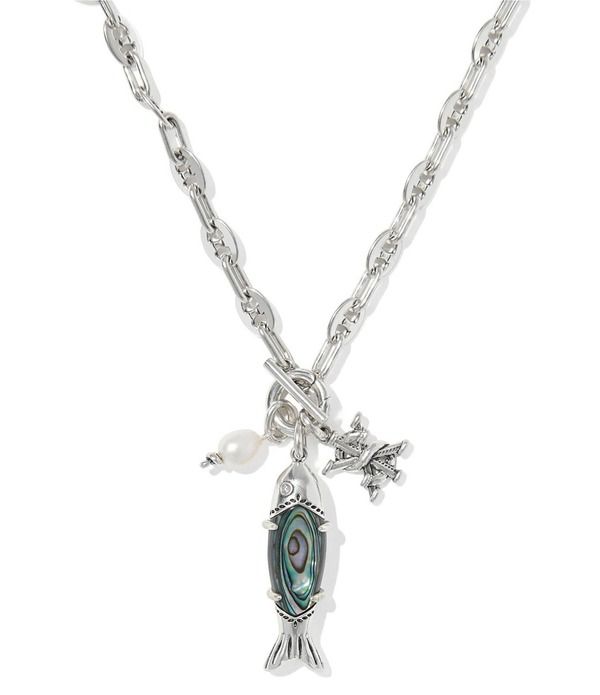 ケンドラスコット レディース アクセサリー ネックレス・チョーカー レース Kendra Scott Parker Fish Charm Long Strand Necklace Vintage Si