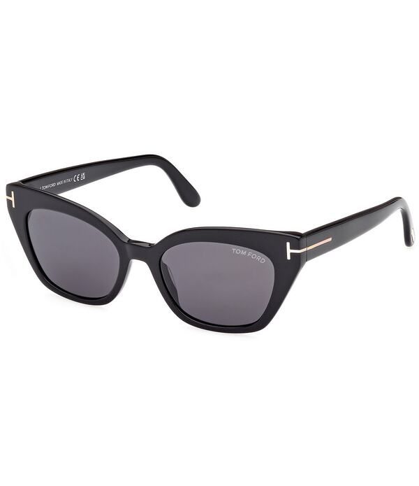 トム・フォード レディース アクセサリー サングラス・アイウェア TOM FORD Womens Juliette 52mm Cat Eye Sunglasseshiny BlackSmoke ブラッ