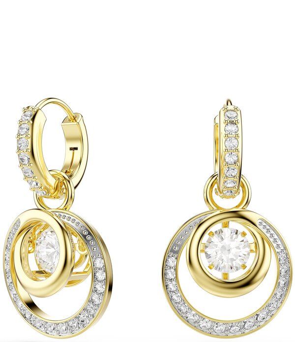 スワロフスキー レディース アクセサリー ピアス・イヤリング Swarovski Hyperbola Orbital Drop Earrings Gold ゴールド