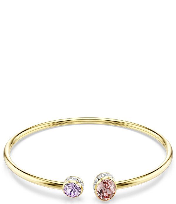 スワロフスキー レディース アクセサリー ブレスレット・バングル・アンクレット Swarovski Chroma Bangle Bracelet Gold ゴールド