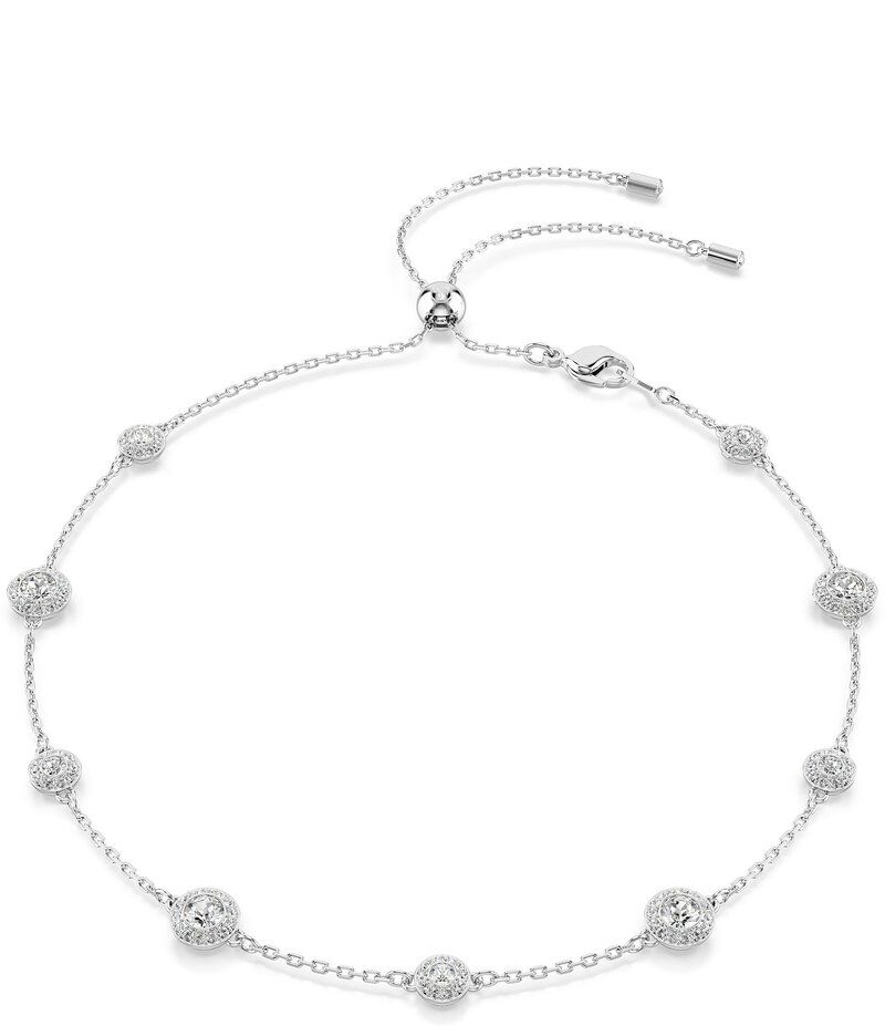 スワロフスキー レディース アクセサリー ネックレス・チョーカー レース Swarovski Unangelic Double Sided Motifs Collar Necklace Silver