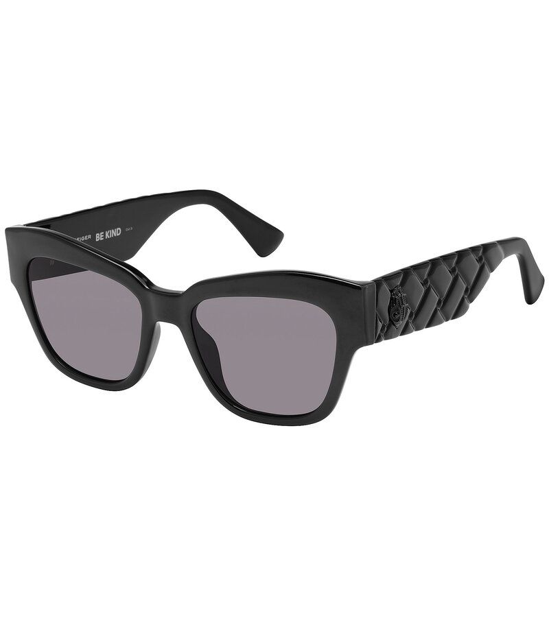 カートジェイガーロンドン レディース アクセサリー サングラス・アイウェア Kurt Geiger London Womens KGL1035 53mm Cat Eye Sunglasses Blac