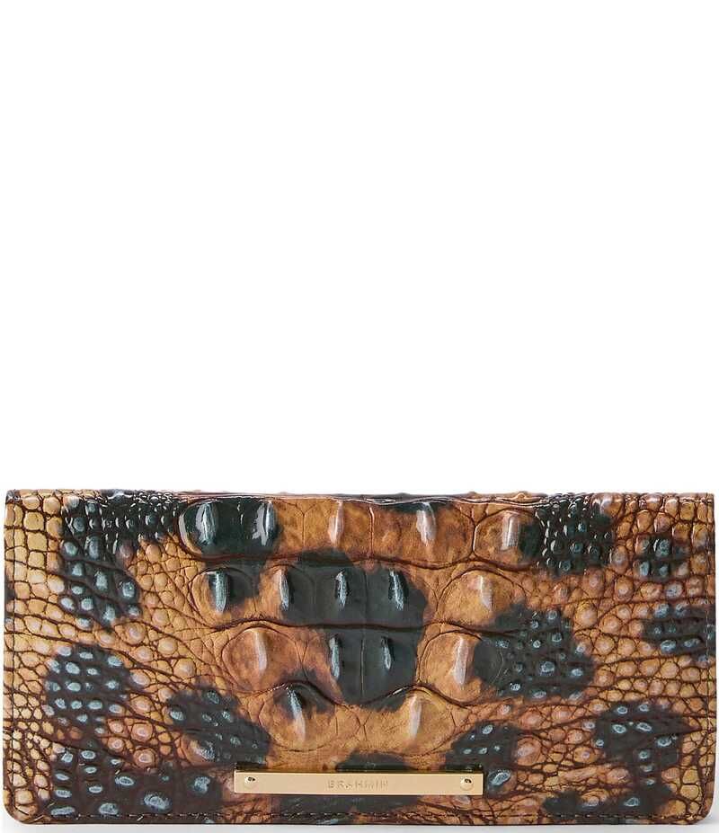 ブランミン レディース アクセサリー 財布 アニマル柄 プリント BRAHMIN Golden Lynx Animal Print Melbourne Collection Ady Bifold Wa