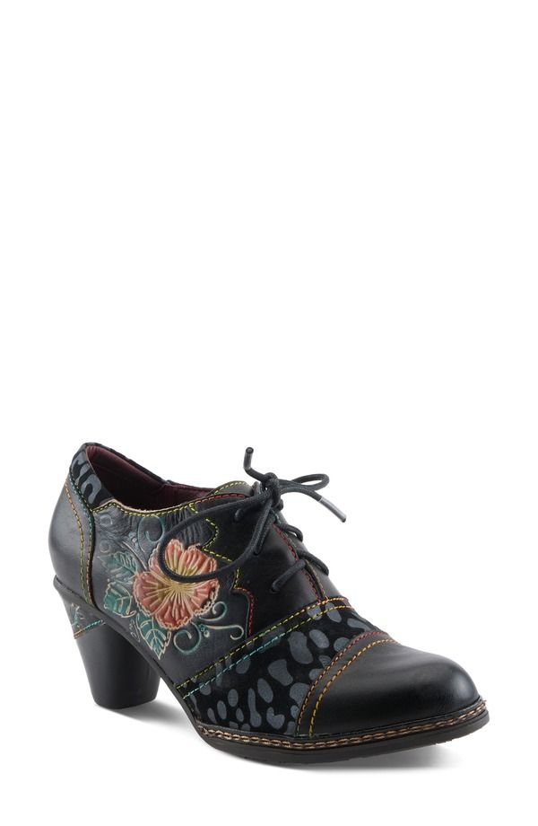 スプリングステップ レディース シューズ パンプス Tシャツ LArtiste by Spring Step Hunteera Pump Black Multi ブラック