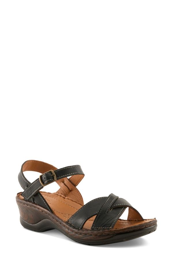 スプリングステップ レディース シューズ パンプス サンダル アンクル Spring Step Amarezankle Strap Sandal Black ブラック