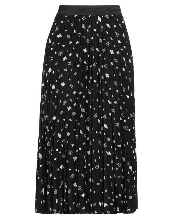 カール ラガーフェルド レディース ボトムスカート KARLAGERFELD Black ブラック
