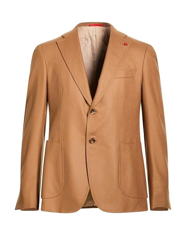 イザイア メンズ アウター ジャケット・ブルゾン ISAIA Camel キャメル