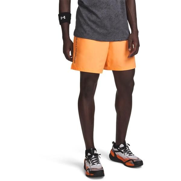 アンダーアーマー メンズ ボトムス ハーフパンツ・ショーツ ショートパンツ グラフィック Under Armour Woven Graphic Shorts Mens OrangeCastl オレンジ