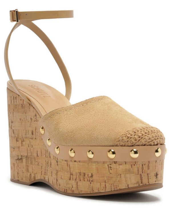 シュッツ レディース シューズ サンダル Schutz Womens Kayana Round Toe Wedge Sandals Light Wood 42,770円
