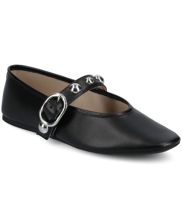 ジュルネ コレクション レディース シューズ パンプス Journee Collection Womens Naveah Round Toe Ballet Flats Black ブラック