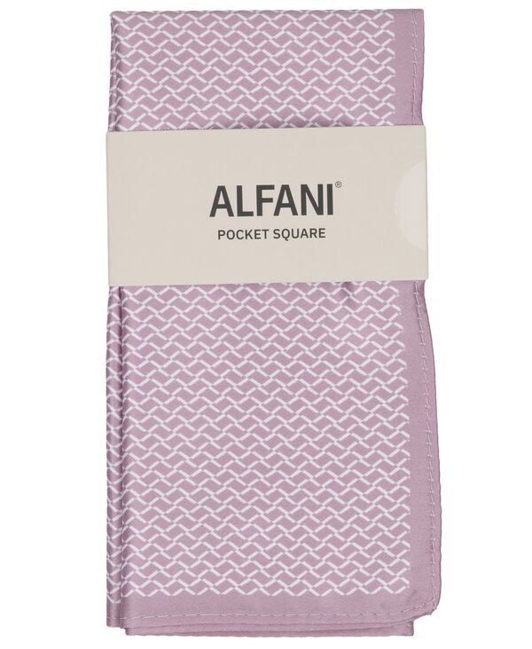 アルファニ メンズ アクセサリー ネクタイ Alfani Mens Mason Geometric Pattern Pocket Square Dusty Pink ピンク