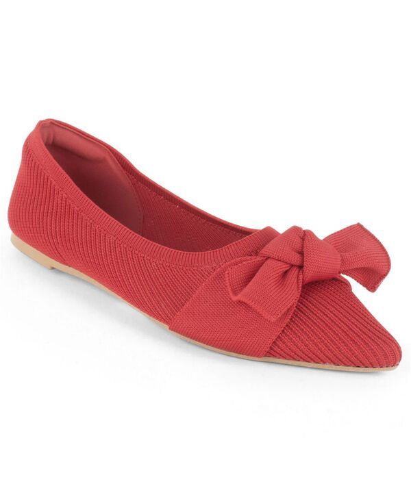タハリ レディース シューズ パンプス ニット Tahari Womens Monserrat Pointed Toe Knit Flats Red レッド 16,485円