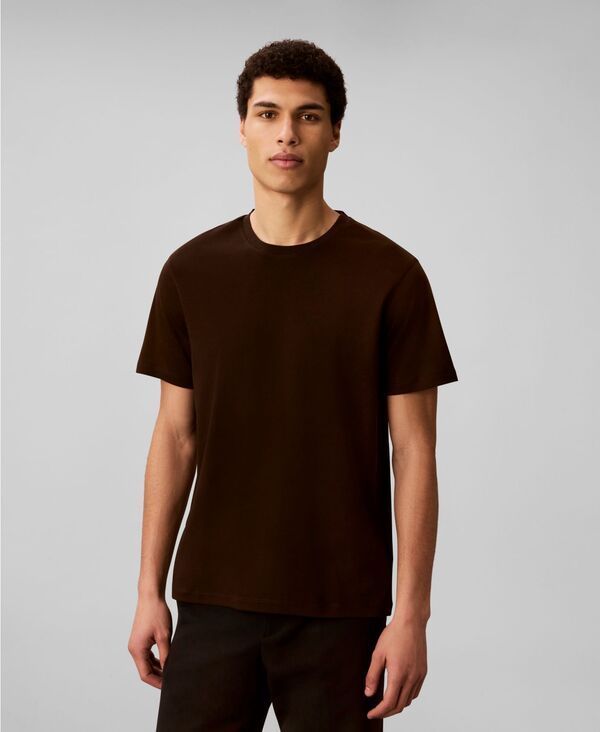 カルバンクライン メンズ トップス Tシャツ 半袖 Calvin Klein MenshortSleeve Supima Interlock TShirt Dark Coffee コーヒー