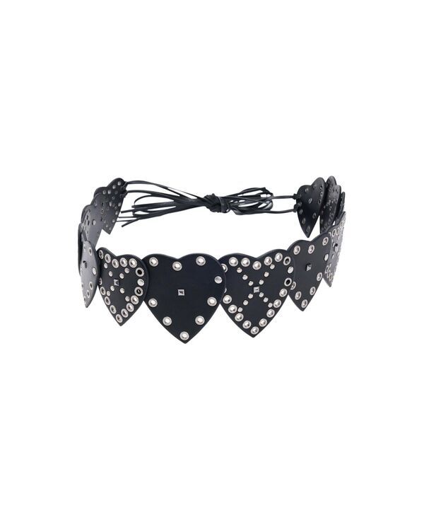 デジグアル レディース アクセサリー ベルト Desigual Womenstudded belt hearts Black ブラック