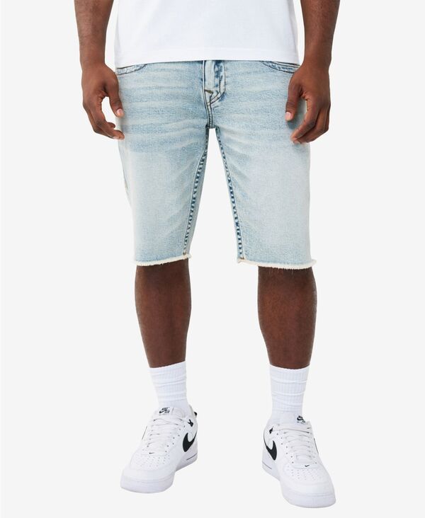 トゥルーレリジョン メンズ ボトムス ハーフパンツ・ショーツ ショートパンツ True Religion MenstraightFit Hem Shorts Playmaker Faded Indig