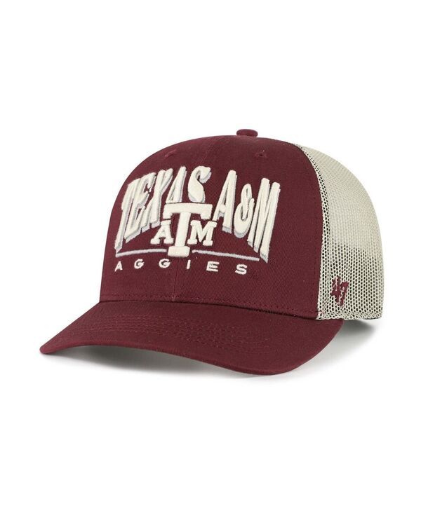 47 ブランド メンズ アクセサリー 帽子 47 Brand Mens Maroon Texas AM Aggies Arid Adjustable Trucker Hat Maroon マルーン