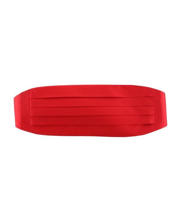 トラファルガー メンズ アクセサリー ベルト シルク Trafalgar Mensutton Solid Color Silk Cummerbund Red レッド