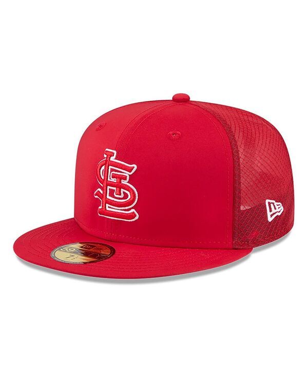ニューエラ メンズ アクセサリー 帽子 New Era Mens Red St Louis Cardinals 2026 Batting Practice 59FIFTY Fitted Hat Red 14,026円