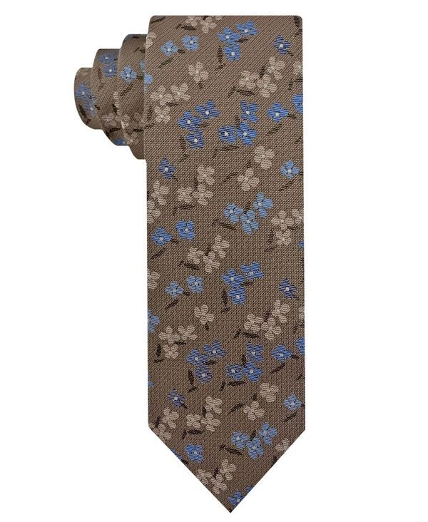 ヴァンハウセン メンズ アクセサリー ネクタイ フラワー柄 フラワー Van Heusen Mensmall Floral Tie Taupe トープ