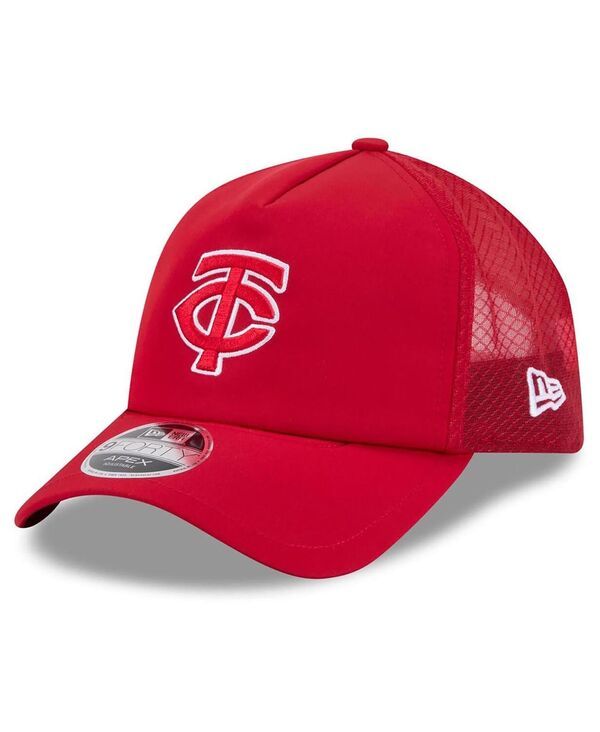ニューエラ メンズ アクセサリー 帽子 New Era Mens Red Minnesota Twins 2026 Batting Practice Apex 9FORTY Adjustable Tr 13,125円