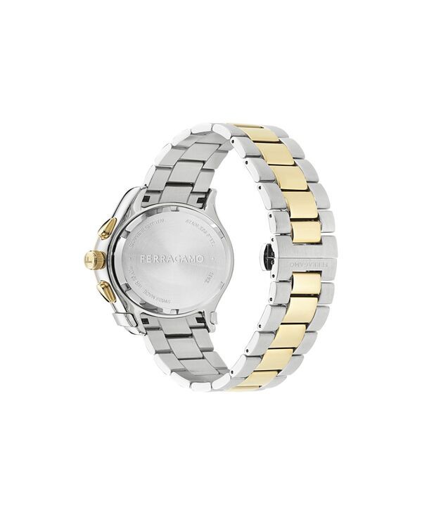 フェラガモ メンズ アクセサリー 腕時計 Tシャツ Ferragamo Mens TwoTone Stainlessteel Bracelet Watch 42mm Two Tone