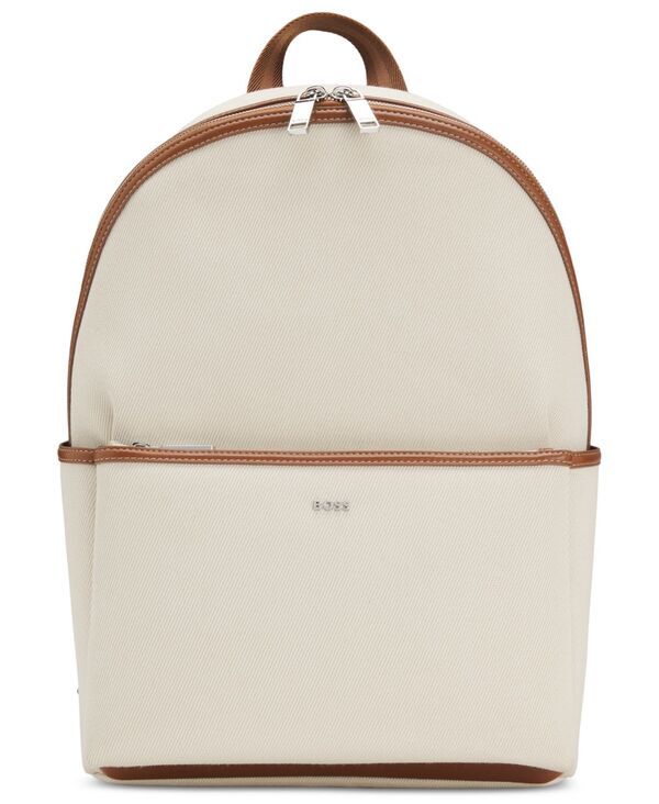 ヒューゴボス メンズ バッグ バックパック・リュックサック Hugo Boss Mens Dakkar Travel Backpack Cream クリーム