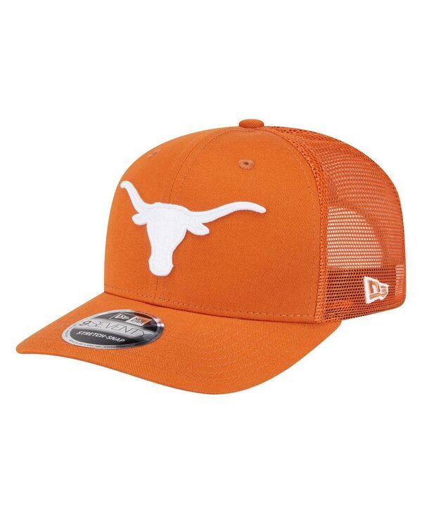 ニューエラ メンズ アクセサリー 帽子 New Era Mens Texas Orange Texas Longhorns Primary 9SEVENTY Trucker StretchSnap H