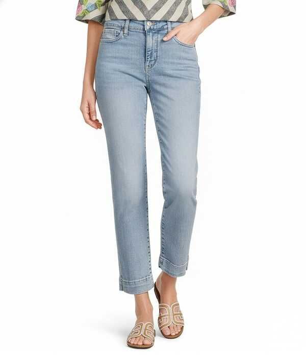 エヌワイディージェイ レディース ボトムス デニムパンツ アンクル ジーンズ NYDJ Sheri LiftuckR Technology Stretch Denim Slim Straight An