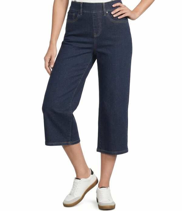 ウエストバウンド レディース ボトムス カジュアルパンツ Westbound Mid Rise Culotte Cropants Dark Stone Wash ストーン