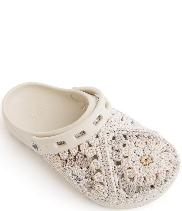 ザサック レディース シューズ パンプス The Sak Crochet Patch Pattern EVA Clogsand Patch サンド