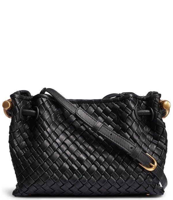 ダナキャラン レディース バッグ Donna Karan Cashmere Woven Crossbody Bag BlackGold ブラック