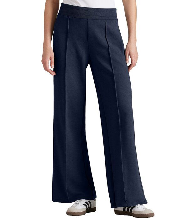 ローヌ レディース ボトムス カジュアルパンツ ワイドレッグ RHONE Dreamglow Coordinating High Rise Wide Leg Trouser Pants Navy Bl