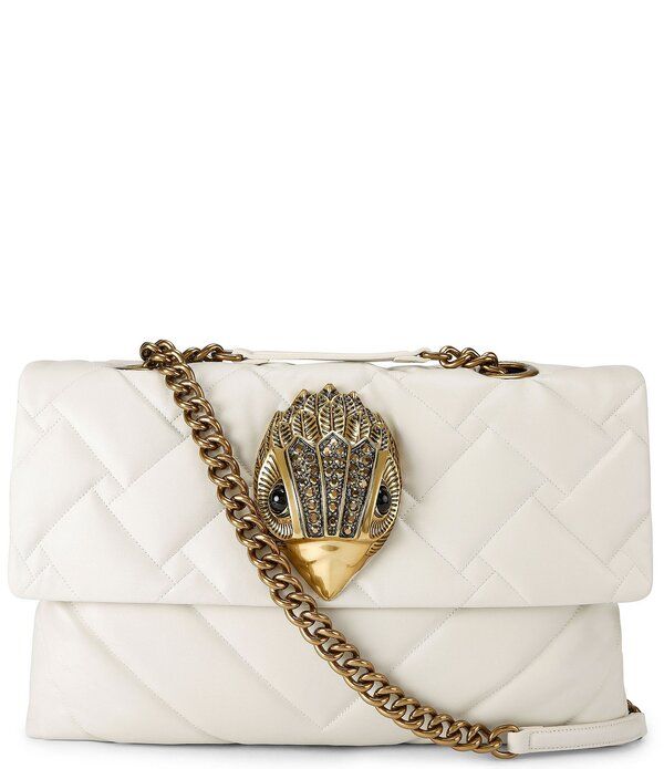 カートジェイガーロンドン レディース バッグ レザー Kurt Geiger London Macro Kensington Drench Leather Crossbody Bag White ホワ 94,490円