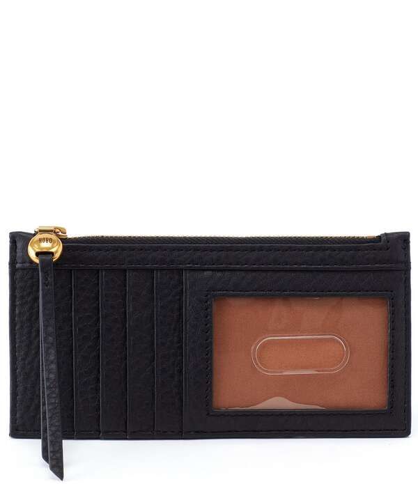 ホボ レディース アクセサリー 財布 レザー HOBO Carte Leather Card Case Wallet Black ブラック