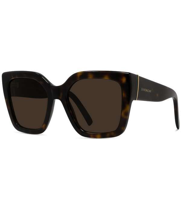 ジバンシー レディース アクセサリー サングラス・アイウェア Womens Givenchy Bold 53mm Square Sunglasseshiny Dark HavanaBrown ブラウン