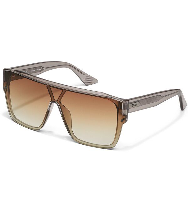 クエイ レディース アクセサリー サングラス・アイウェア QUAY Mens Tempo 54mm Shield Sunglasses GreySepia グレー 23,214円