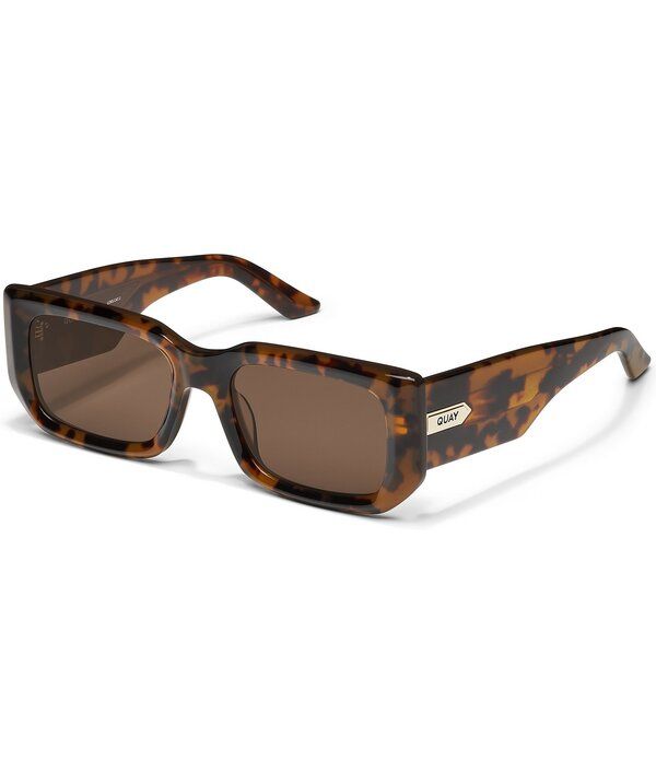 クエイ レディース アクセサリー サングラス・アイウェア QUAY Womens Tell Me More 37mm Square Sunglasses Coffee TortBrown ブラウン 26,520円