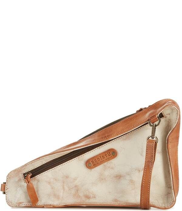 ベッドステュ レディース バッグ レザー Bed Stu Adept Leather Sling Crossbody Bag Nectar Lux Teak