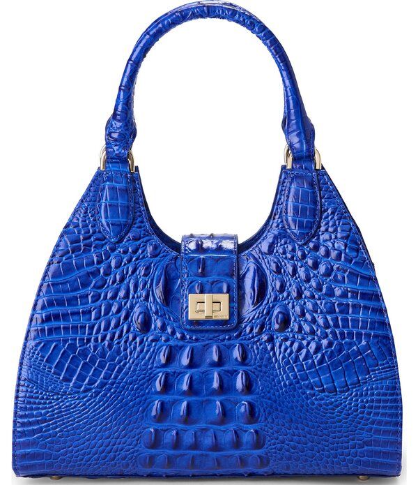 ブランミン レディース バッグ BRAHMIN Melbourne Collection Ultramarine Adrian Satchel Bag Ultramarine