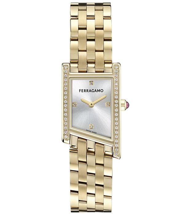 サルヴァトーレ フェラガモ レディース アクセサリー 腕時計 Tシャツ Salvatore Ferragamo Womens Ferragamo Asymetrique Quartz Analogol 443,120円