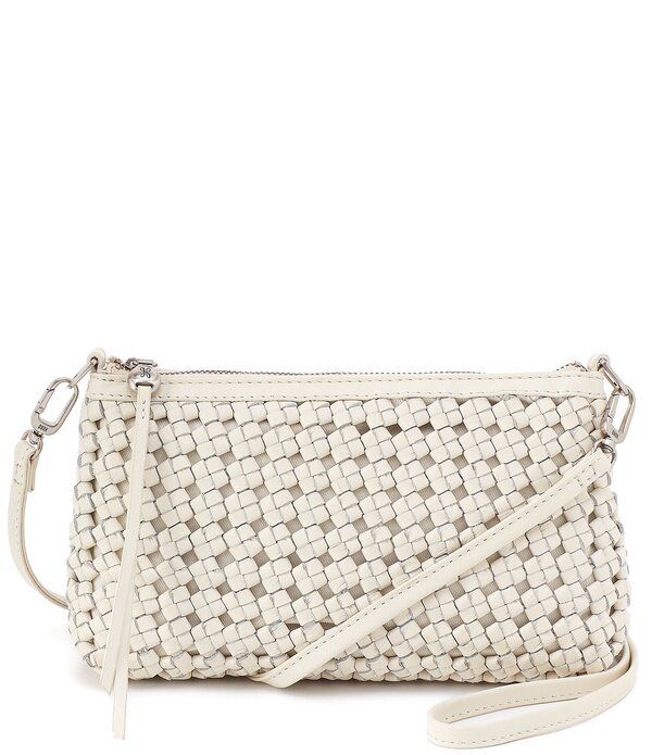ホボ レディース バッグ レザー HOBO Woven Leather Darcy Crossbody Bag Whitecap