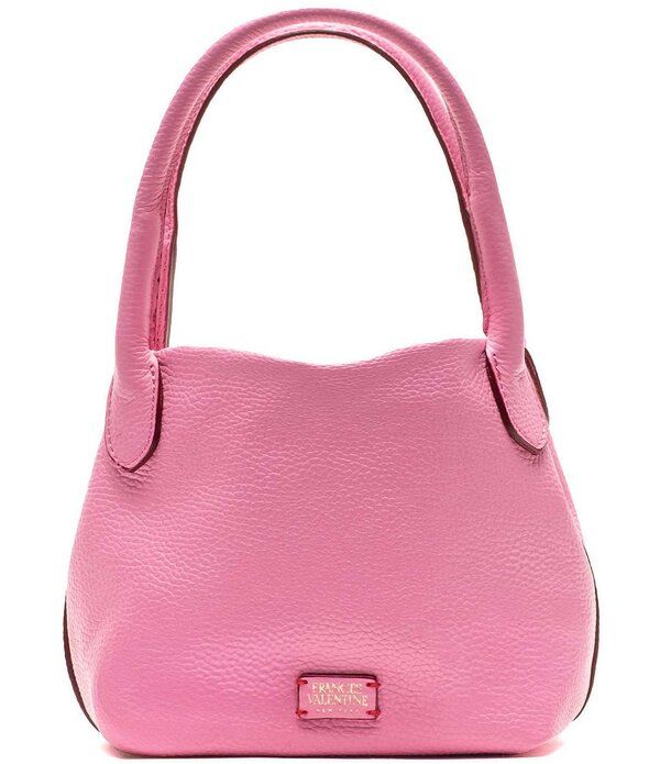 フランセスバレンタイン レディース バッグ ミニ FRANCES VALENTINE Sweet Pea Mini Slouchy Top Handle Satchel Bag Pink ピンク